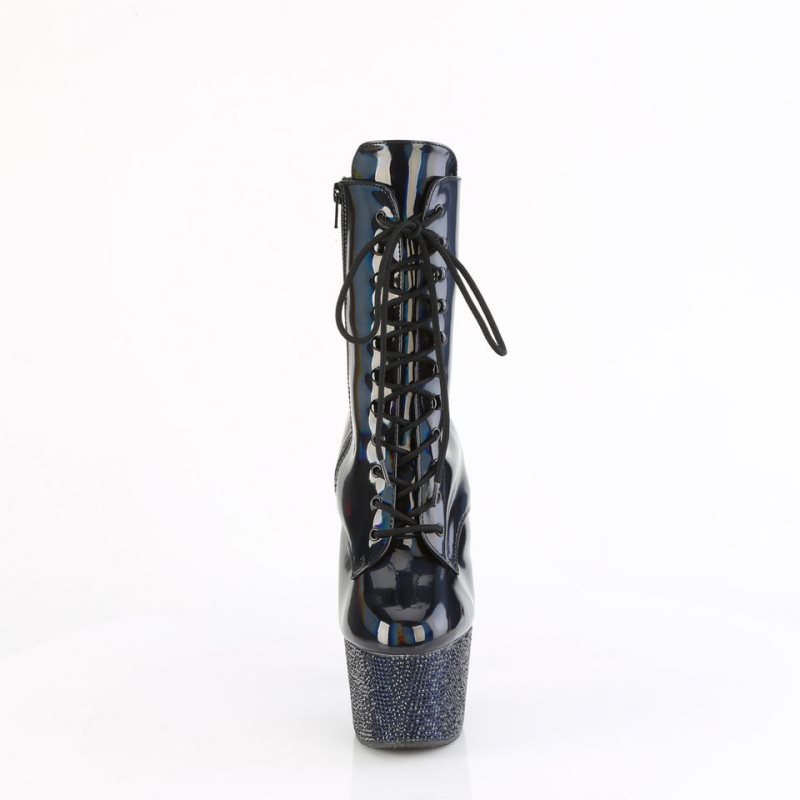 Pleaser Bejeweled-1020-7 Laarzen Dames Zwart | FWXMC-BE