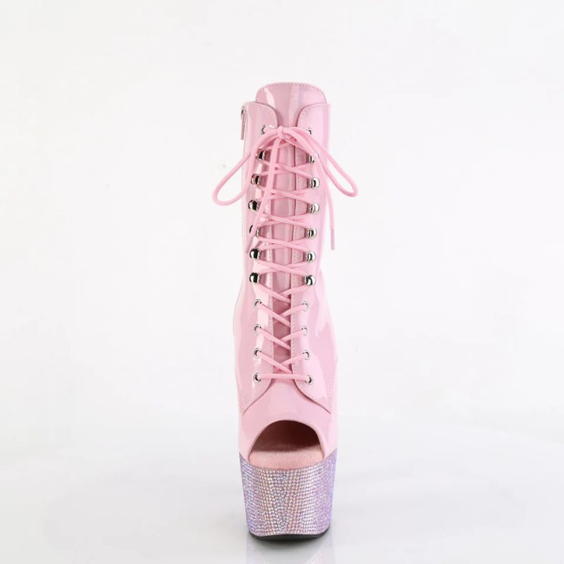 Pleaser Bejeweled-1021-7 Laarzen Dames Roze | PUMLQ-BE