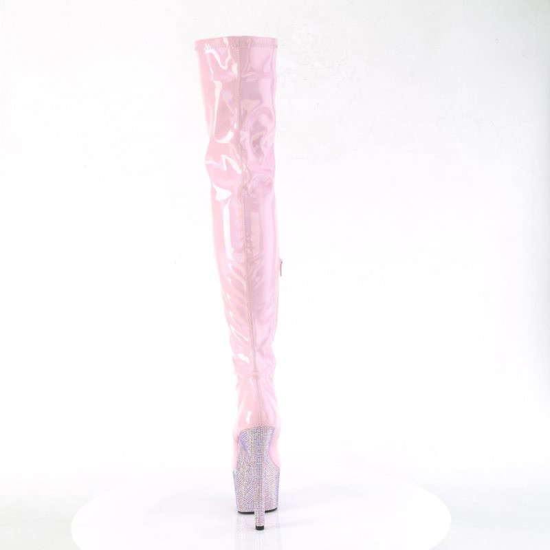 Pleaser Bejeweled-3000-7 Hoge Hakken Dames Roze | RIXWU-BE