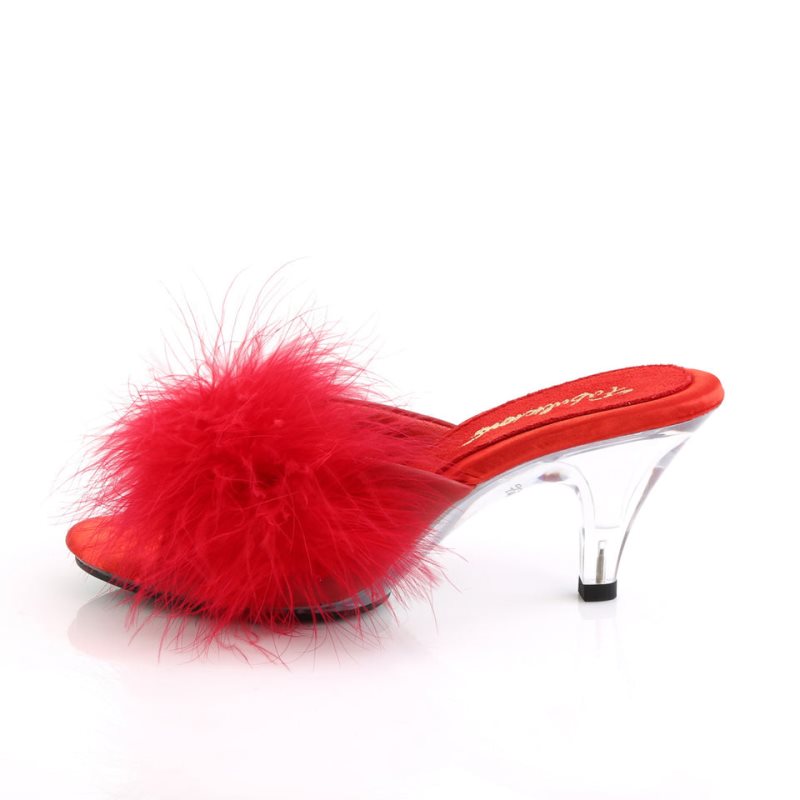 Pleaser Belle-301F Badslippers Dames Rood | RDZXG-BE
