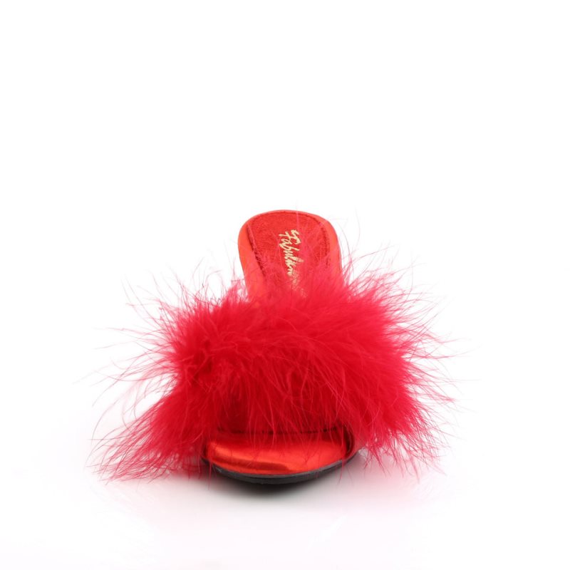 Pleaser Belle-301F Badslippers Dames Rood | RDZXG-BE