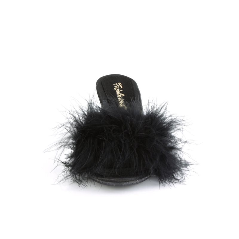 Pleaser Belle-301F Badslippers Dames Zwart | KUHMA-BE
