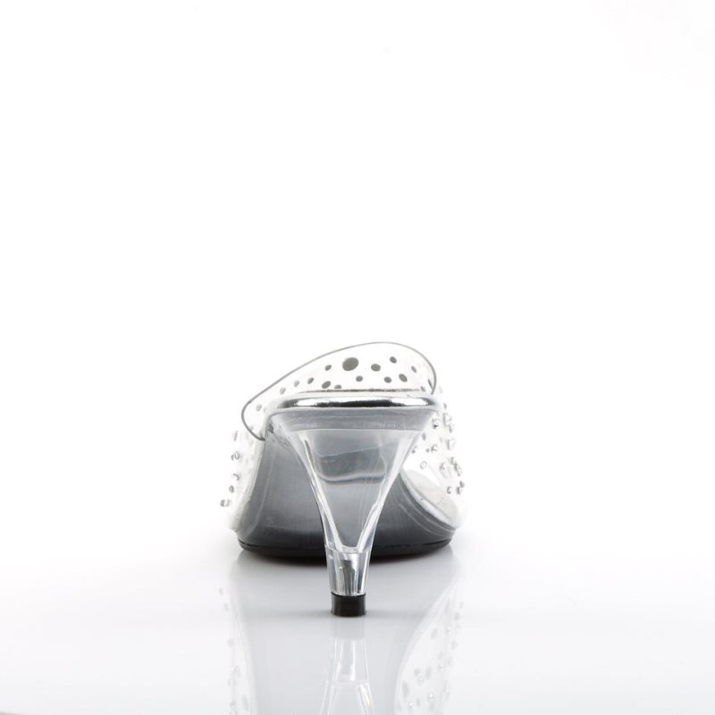 Pleaser Belle-301RS Badslippers Dames Clear | VNEHO-BE