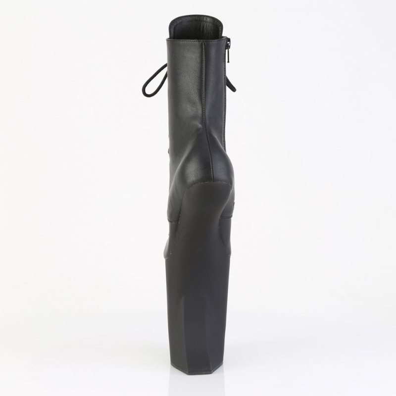 Pleaser Bewitched-1020 Faux Leather Laarzen Dames Zwart | GLHJI-BE