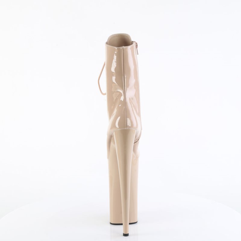 Pleaser Beyond-1020 Laarzen Dames Beige | YXPCI-BE