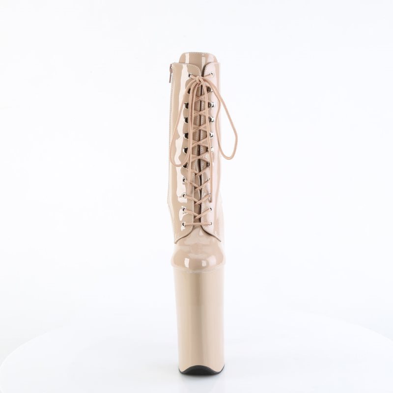Pleaser Beyond-1020 Laarzen Dames Beige | YXPCI-BE