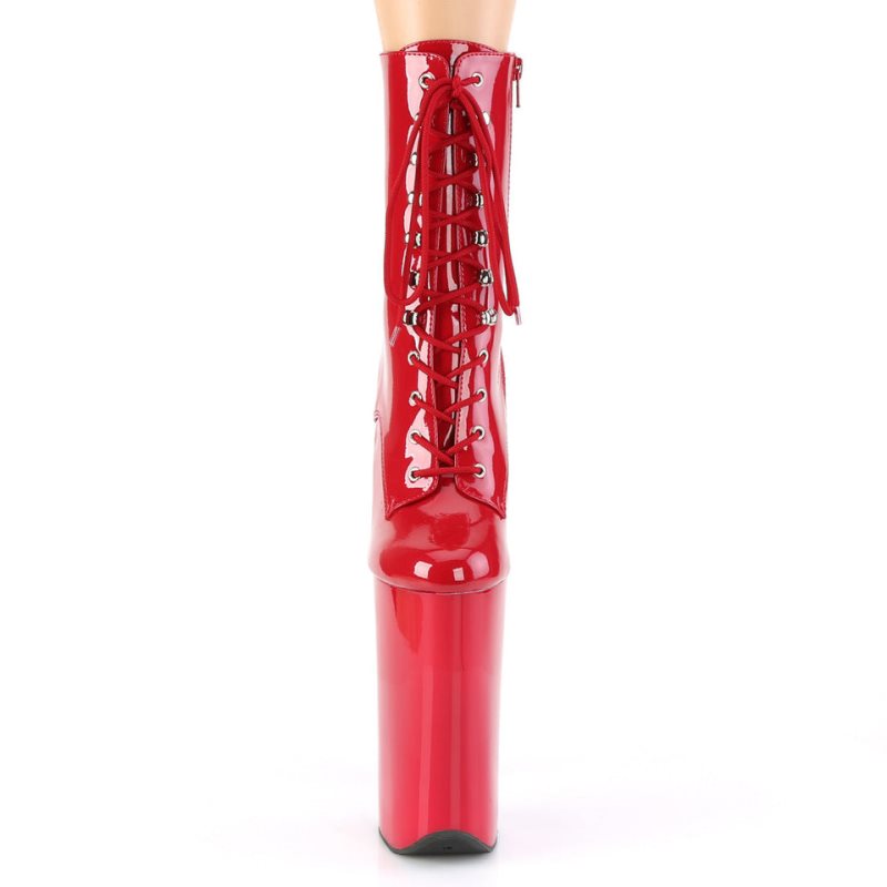 Pleaser Beyond-1020 Laarzen Dames Rood | KGYVE-BE