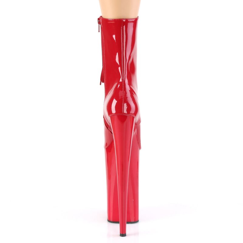 Pleaser Beyond-1020 Laarzen Dames Rood | KGYVE-BE