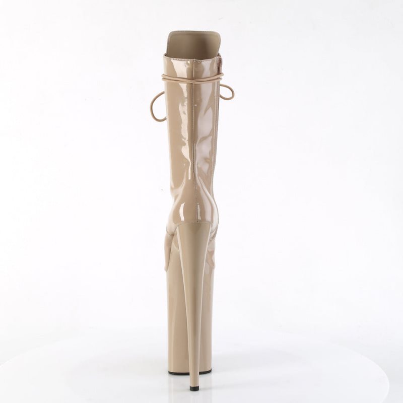 Pleaser Beyond-1050 Laarzen Dames Beige | RMVCE-BE