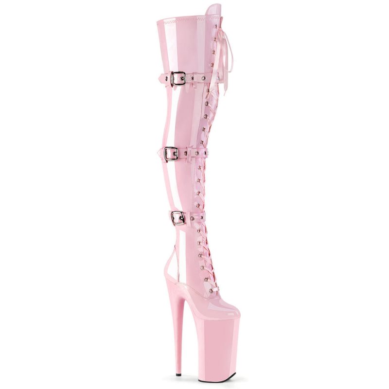 Pleaser Beyond-3028 Hoge Hakken Dames Roze | SLJIB-BE