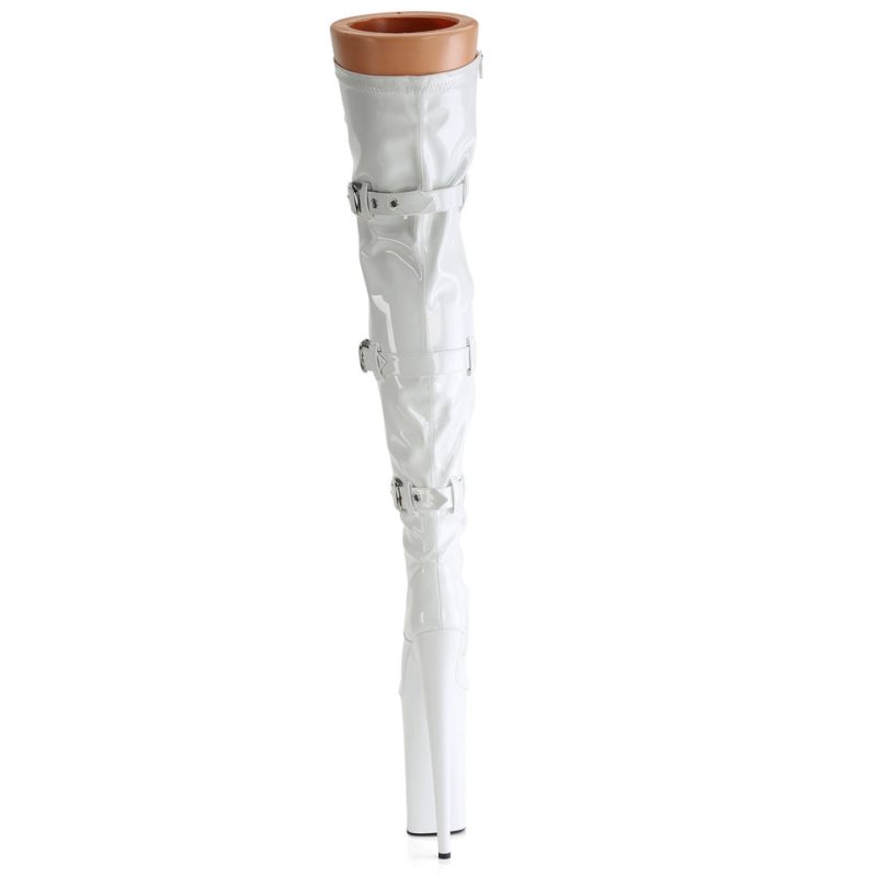 Pleaser Beyond-3028 Hoge Hakken Dames Wit | GFDOW-BE