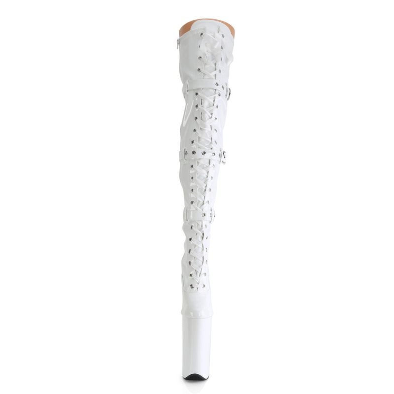 Pleaser Beyond-3028 Hoge Hakken Dames Wit | GFDOW-BE