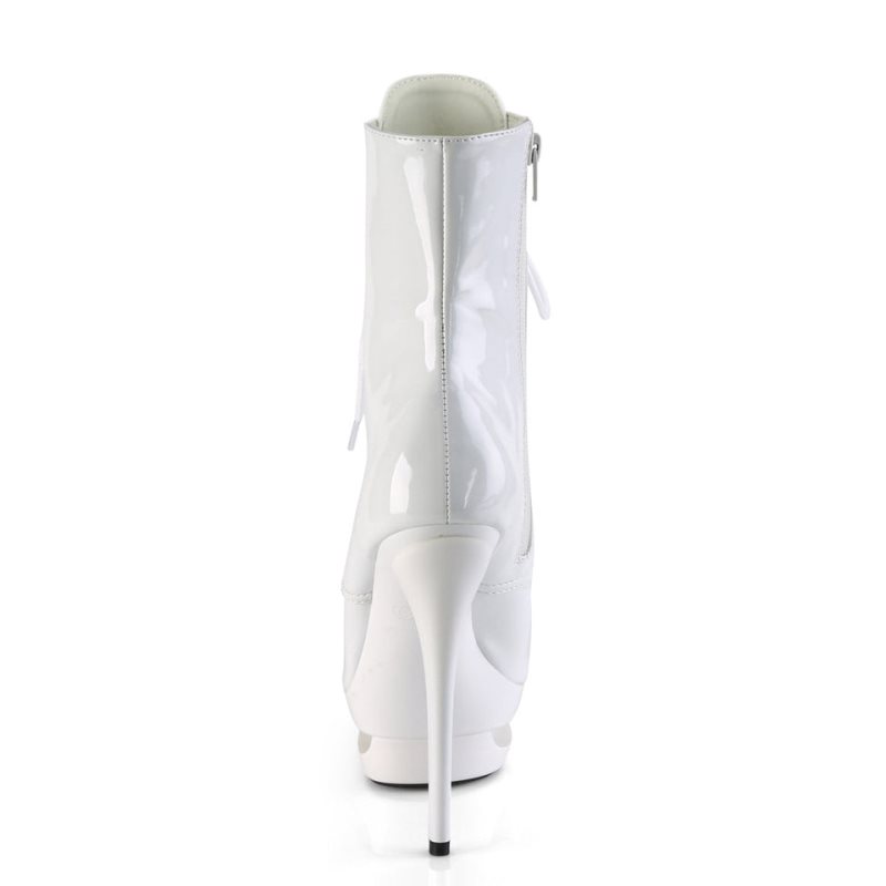 Pleaser Blondie-R-1020 Laarzen Dames Wit | CLZKM-BE