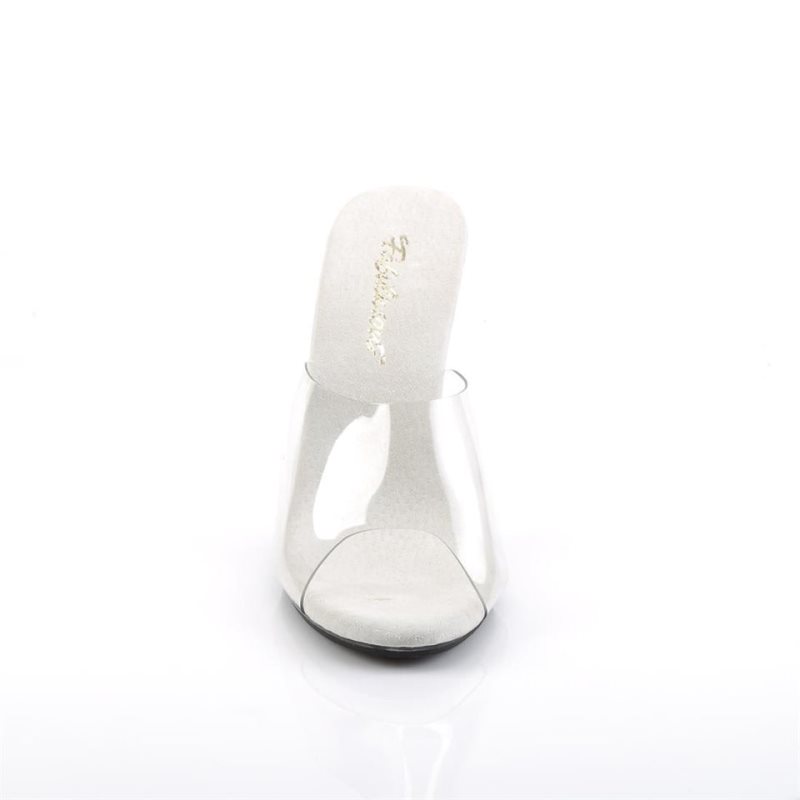 Pleaser Caress-401 Badslippers Dames Clear | VIGAH-BE