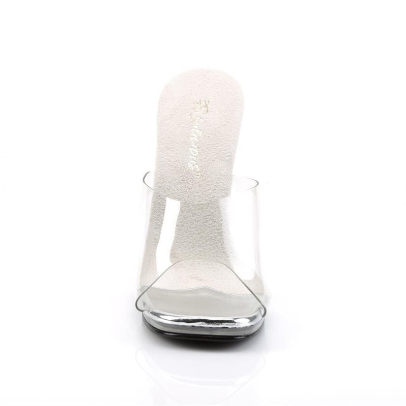 Pleaser Chic-01 Badslippers Dames Clear | YXBJA-BE