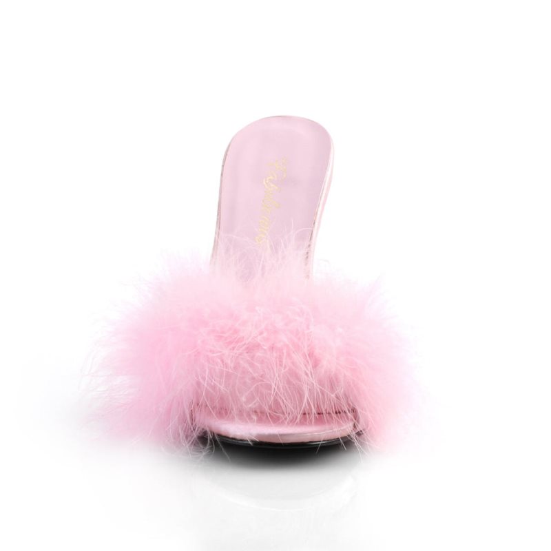 Pleaser Classique-01F Badslippers Dames Roze | RMBHX-BE