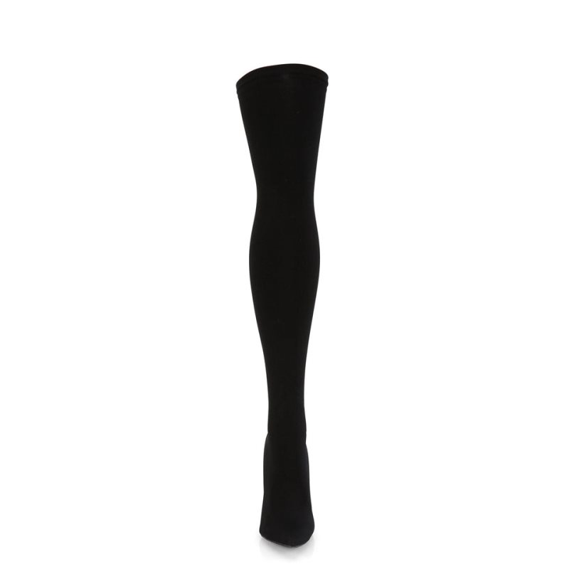 Pleaser Courtly-3005 Hoge Hakken Dames Zwart | YOBHR-BE