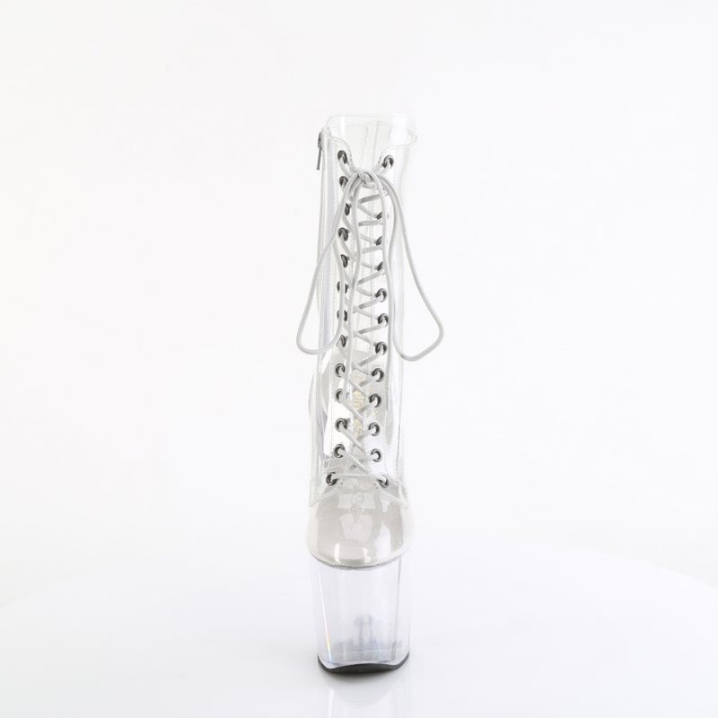 Pleaser Craze-1040C Laarzen Dames Clear | HIGWL-BE