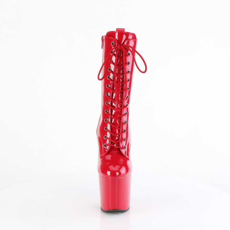 Pleaser Craze-1040 Laarzen Dames Rood | KXUDW-BE