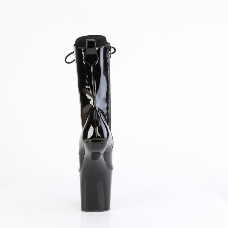 Pleaser Craze-1040 Laarzen Dames Zwart | PDVOE-BE