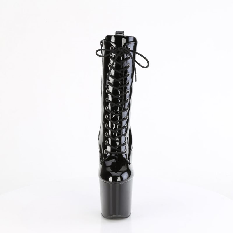 Pleaser Craze-1040 Laarzen Dames Zwart | PDVOE-BE