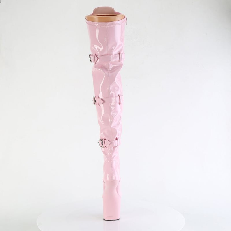 Pleaser Craze-3028 Hoge Hakken Dames Roze | ESOVW-BE