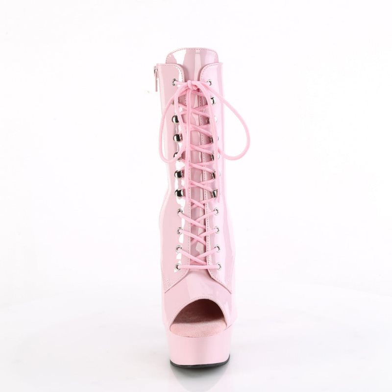 Pleaser Delight-1021 Laarzen Dames Roze | RMWUY-BE