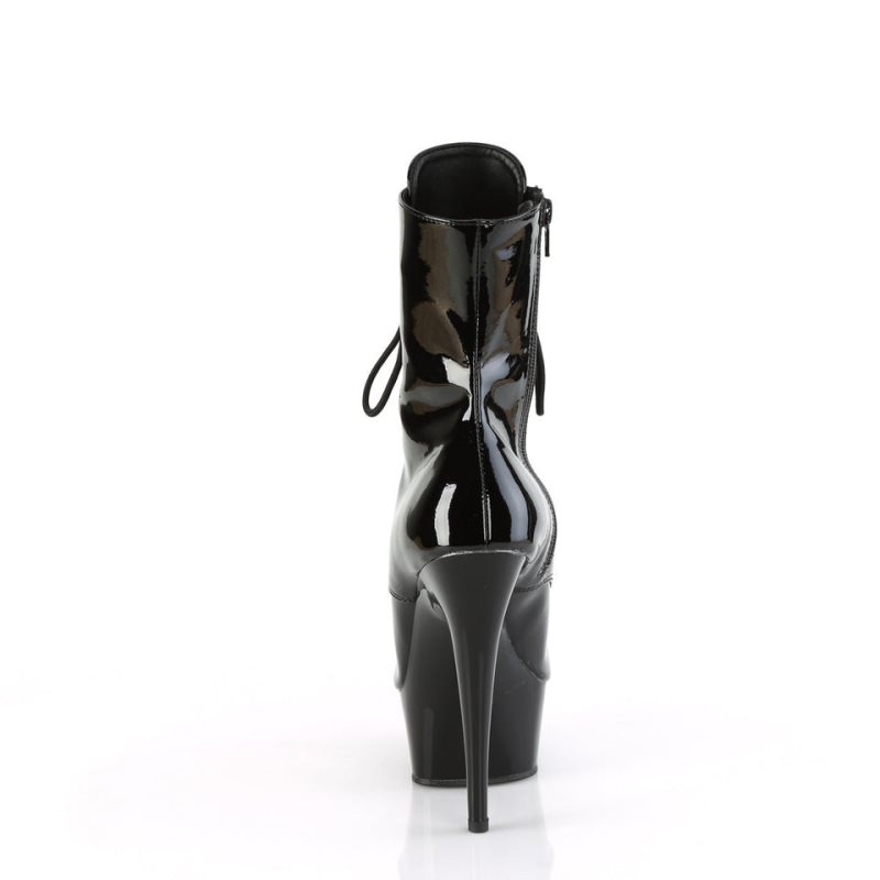 Pleaser Delight-1021 Laarzen Dames Zwart | RJSNX-BE