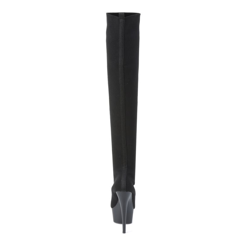 Pleaser Delight-3002-1 Hoge Hakken Dames Zwart | UATYO-BE