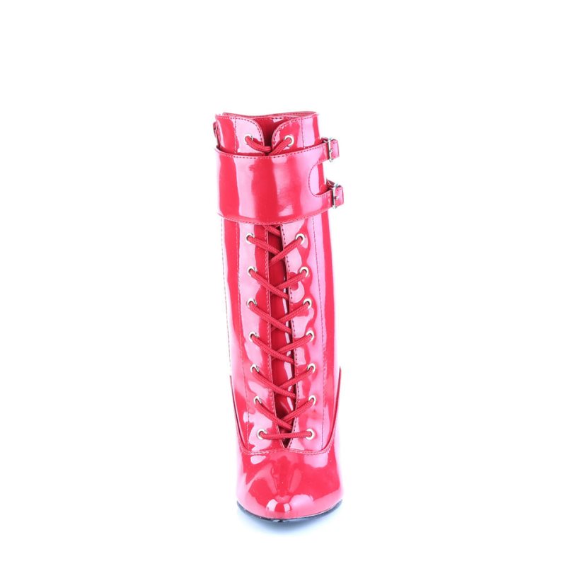 Pleaser Domina-1023 Laarzen Dames Rood | JIDLV-BE