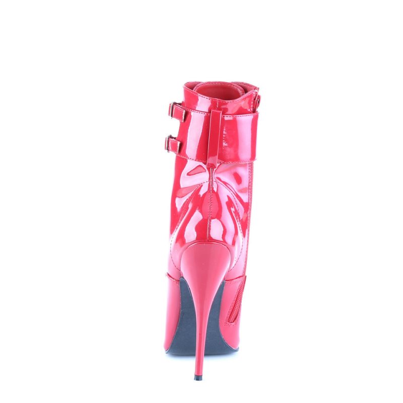 Pleaser Domina-1023 Laarzen Dames Rood | JIDLV-BE