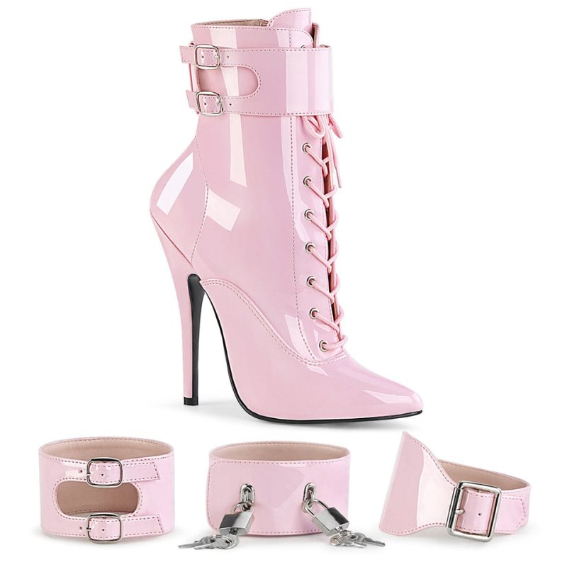 Pleaser Domina-1023 Laarzen Dames Roze | FHNVQ-BE
