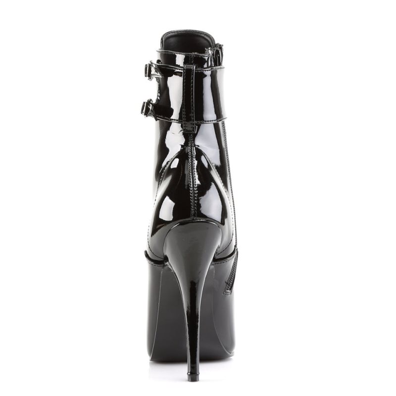 Pleaser Domina-1023 Laarzen Dames Zwart | CQEDT-BE
