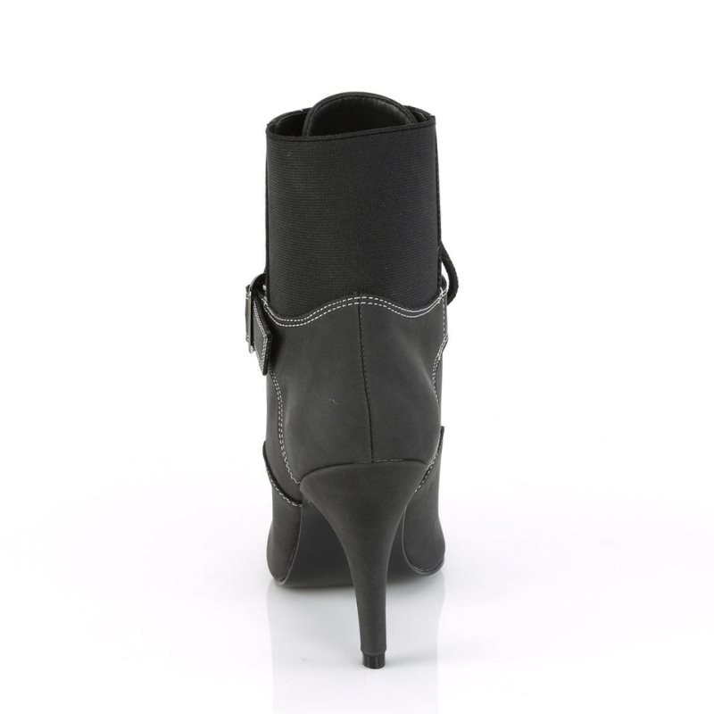 Pleaser Dream-1022 Vegan Leather Laarzen Dames Zwart | GEOFN-BE