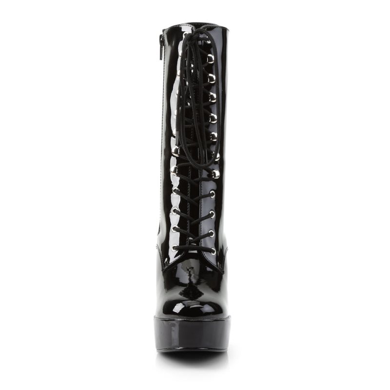 Pleaser Electra-1020 Laarzen Dames Zwart | HGFZB-BE