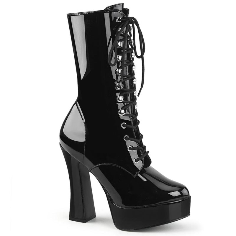 Pleaser Electra-1020 Laarzen Dames Zwart | HGFZB-BE