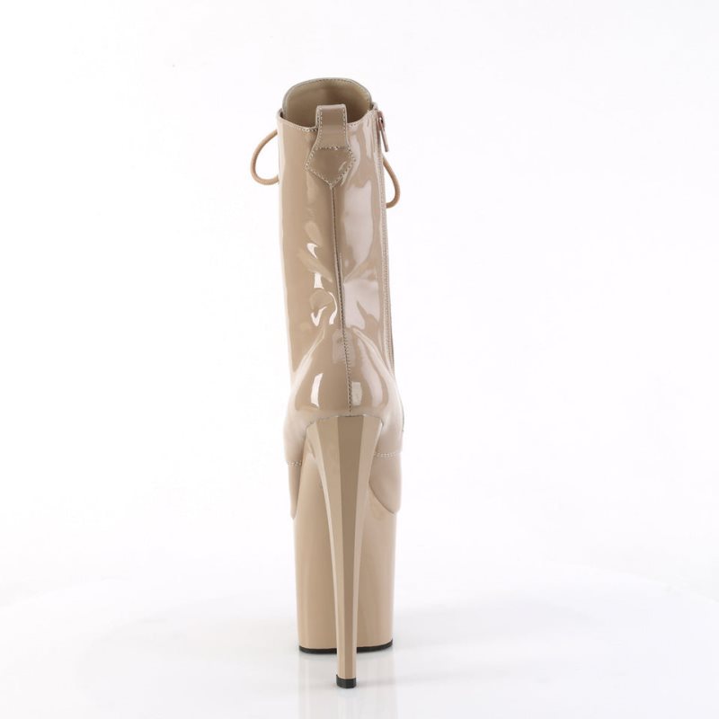 Pleaser Enchant-1040 Laarzen Dames Beige | YXFRE-BE