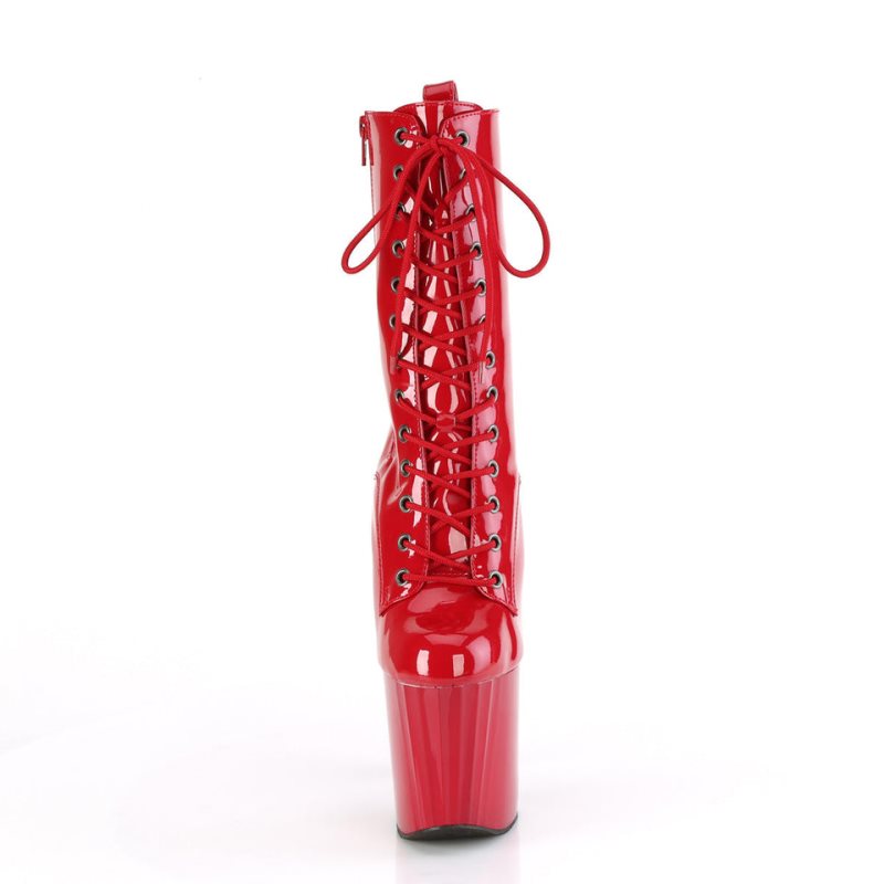 Pleaser Enchant-1040 Laarzen Dames Rood | FICBK-BE