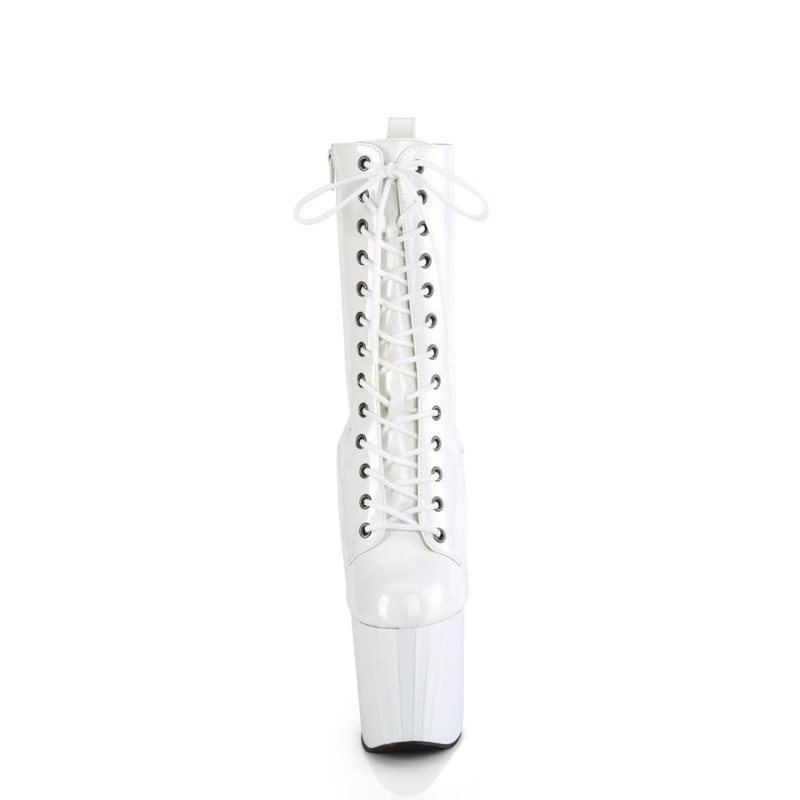 Pleaser Enchant-1040 Laarzen Dames Wit | KTWYM-BE
