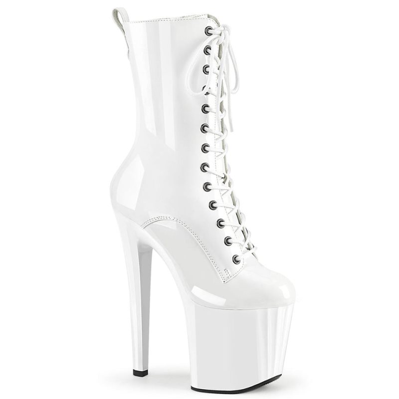 Pleaser Enchant-1040 Laarzen Dames Wit | KTWYM-BE