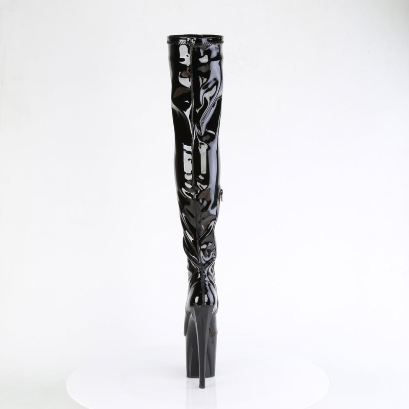 Pleaser Enchant-3000 Hoge Hakken Dames Zwart | ELGVY-BE