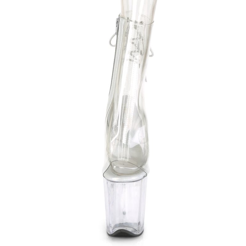 Pleaser Flamingo-1018C Laarzen Dames Clear | UDVAY-BE