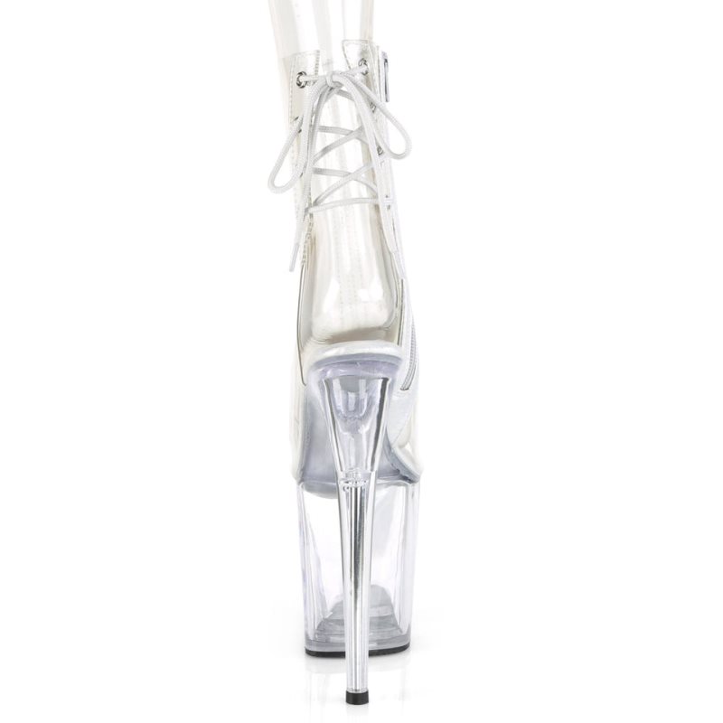 Pleaser Flamingo-1018C Laarzen Dames Clear | UDVAY-BE