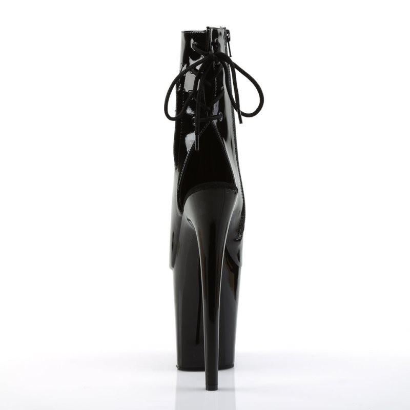 Pleaser Flamingo-1018 Laarzen Dames Zwart | YFBOU-BE