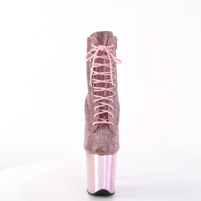 Pleaser Flamingo-1020CHRS Laarzen Dames Roze | CXWYD-BE