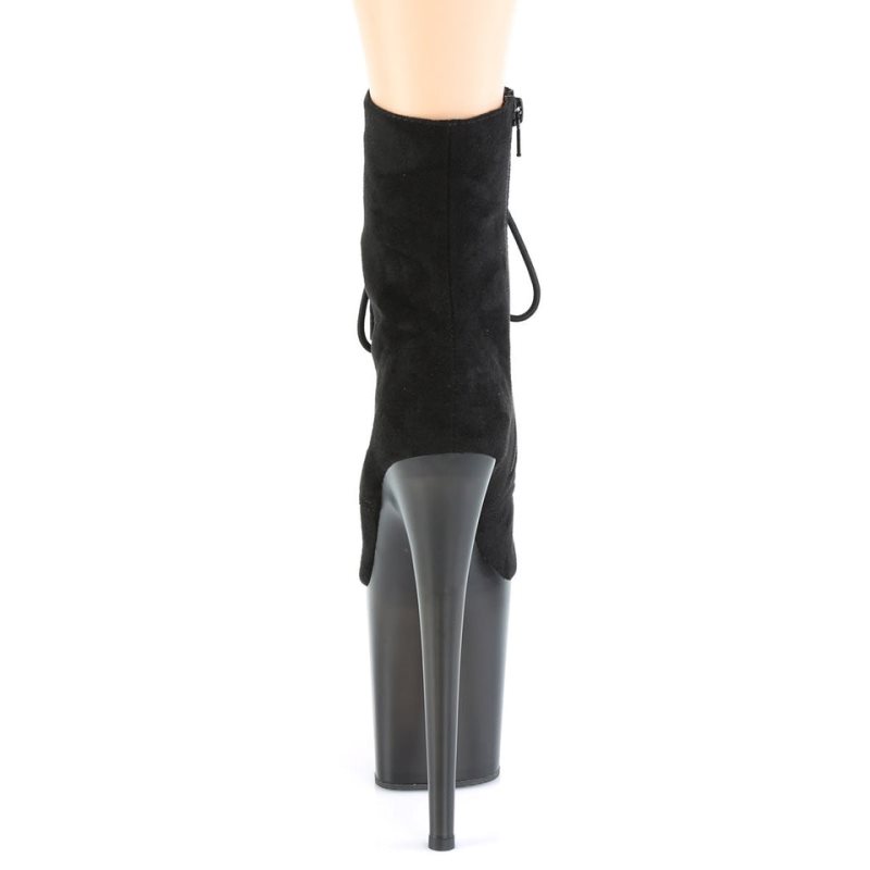 Pleaser Flamingo-1020FST Laarzen Dames Zwart | TCBSP-BE