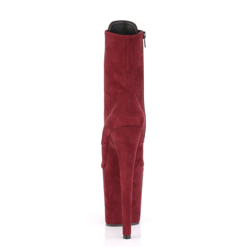 Pleaser Flamingo-1020FS Laarzen Dames Bordeaux | IUBVR-BE