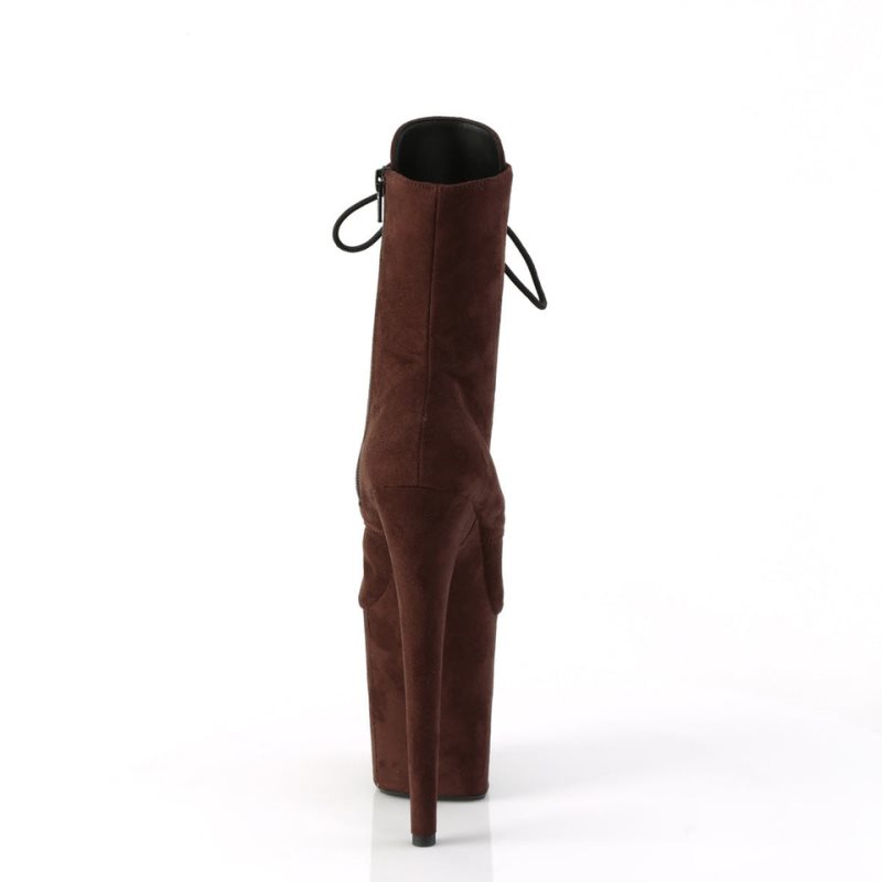 Pleaser Flamingo-1020FS Laarzen Dames Bruin | WIZAO-BE
