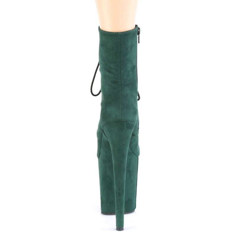 Pleaser Flamingo-1020FS Laarzen Dames Groen | HKIOF-BE