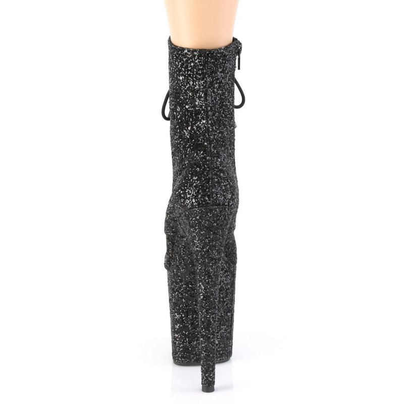 Pleaser Flamingo-1020GWR Laarzen Dames Zwart | JAQNR-BE